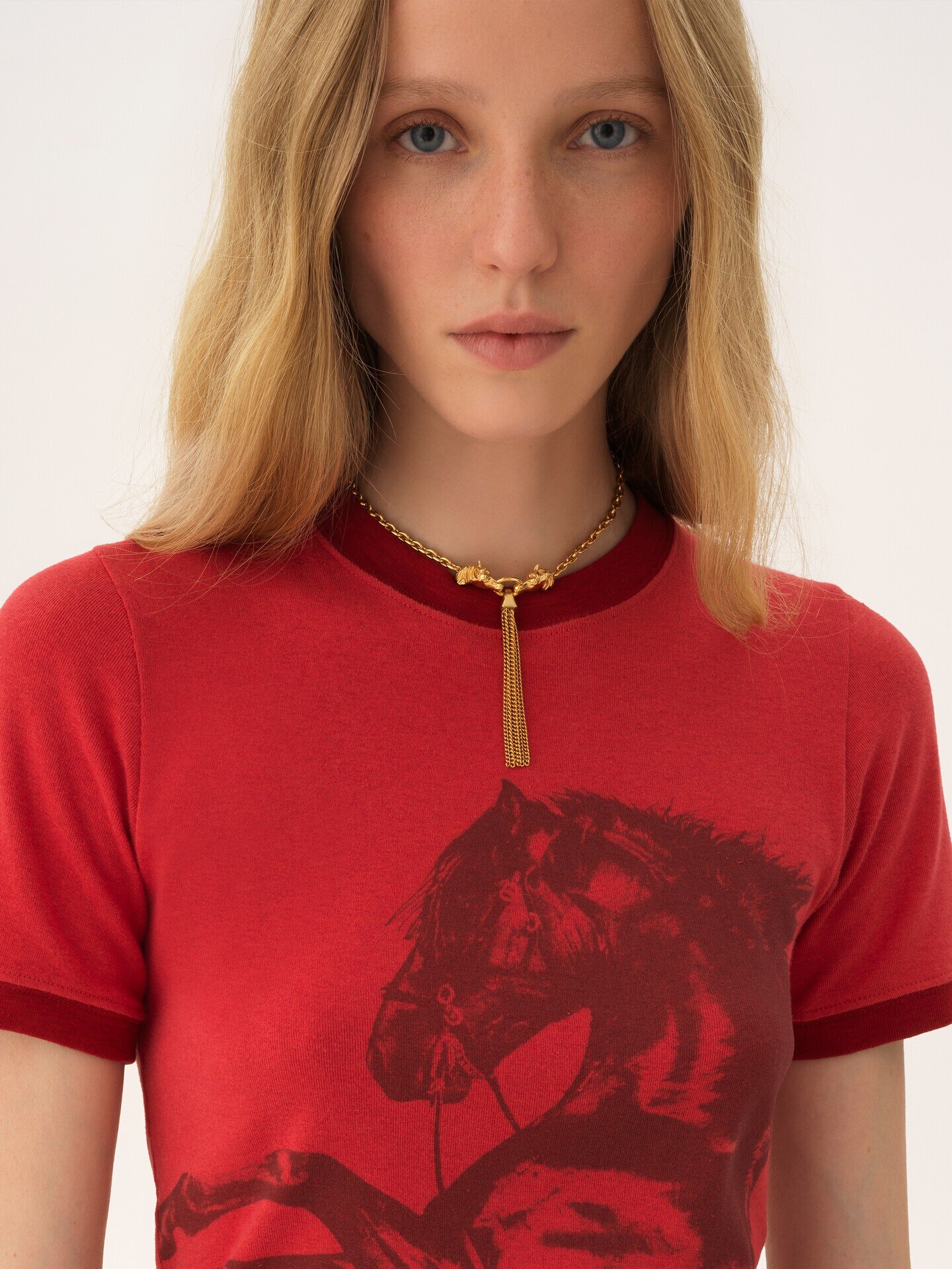 The Chlo&eacute; Chain Horse necklace - 3