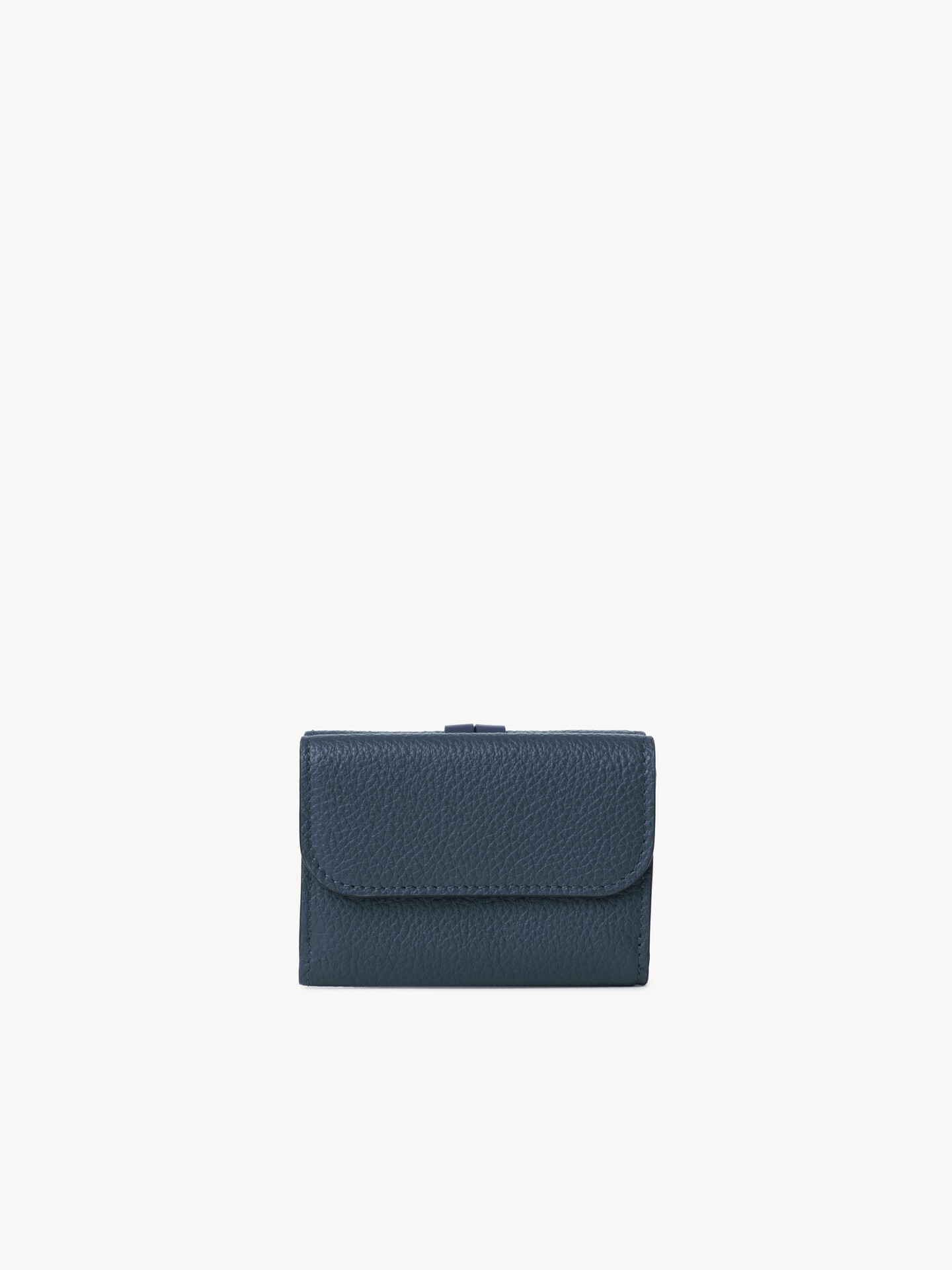 Mini Alphabet tri-fold in grained leather - 4.0