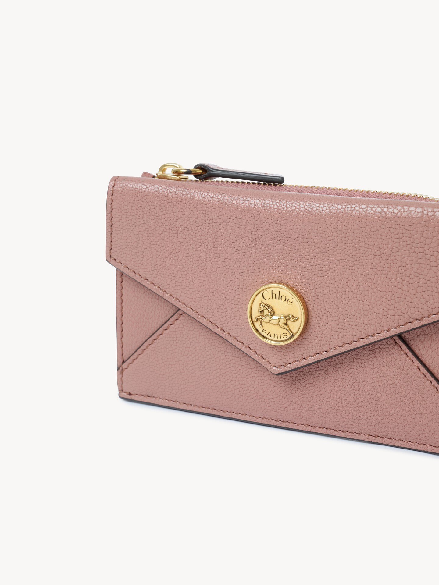 グレインレザー製カードスロット付きEnvelopeスモール ウォレット - 6