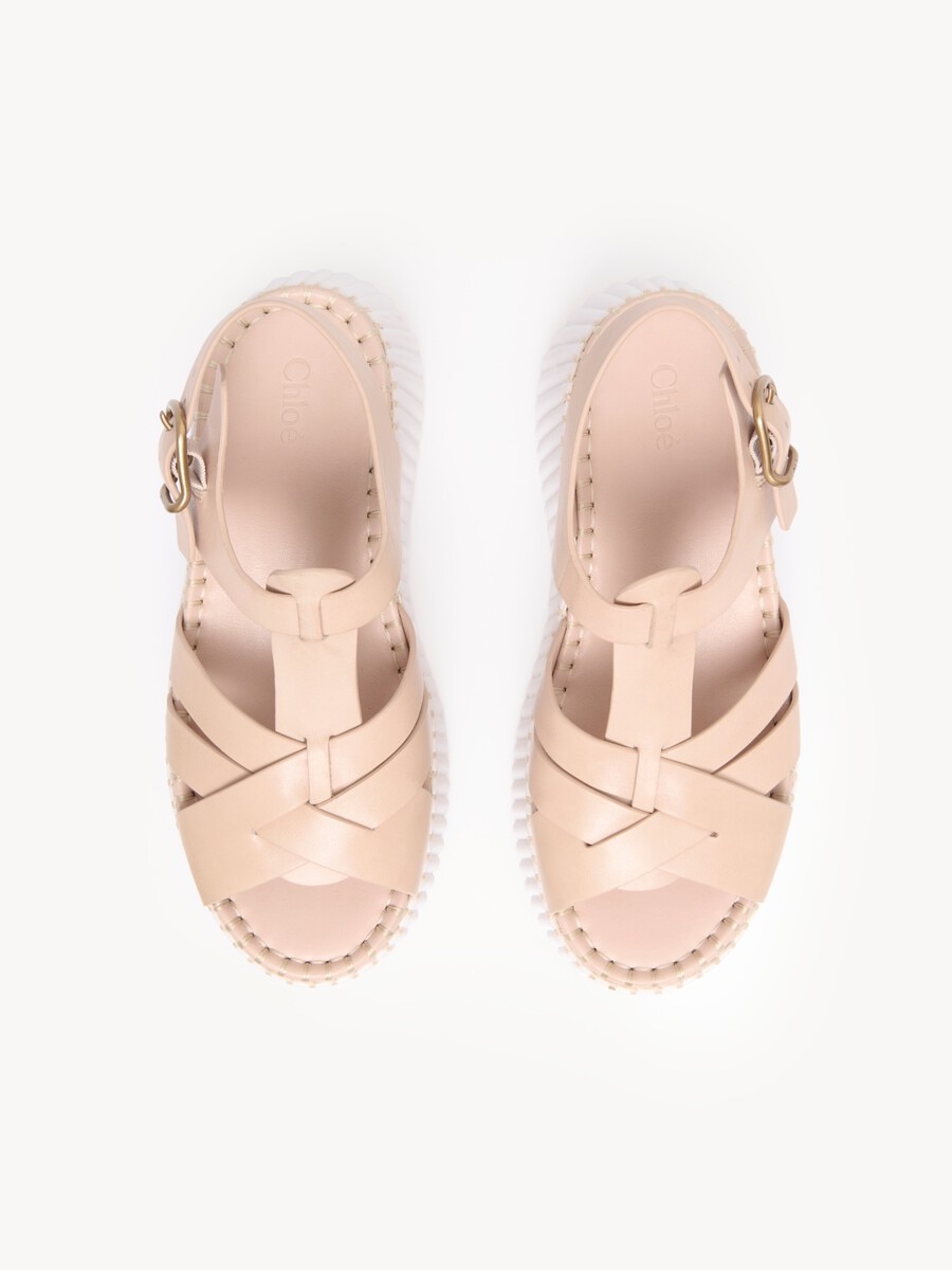 Namaウェッジ サンダル ベージュ - Chloé