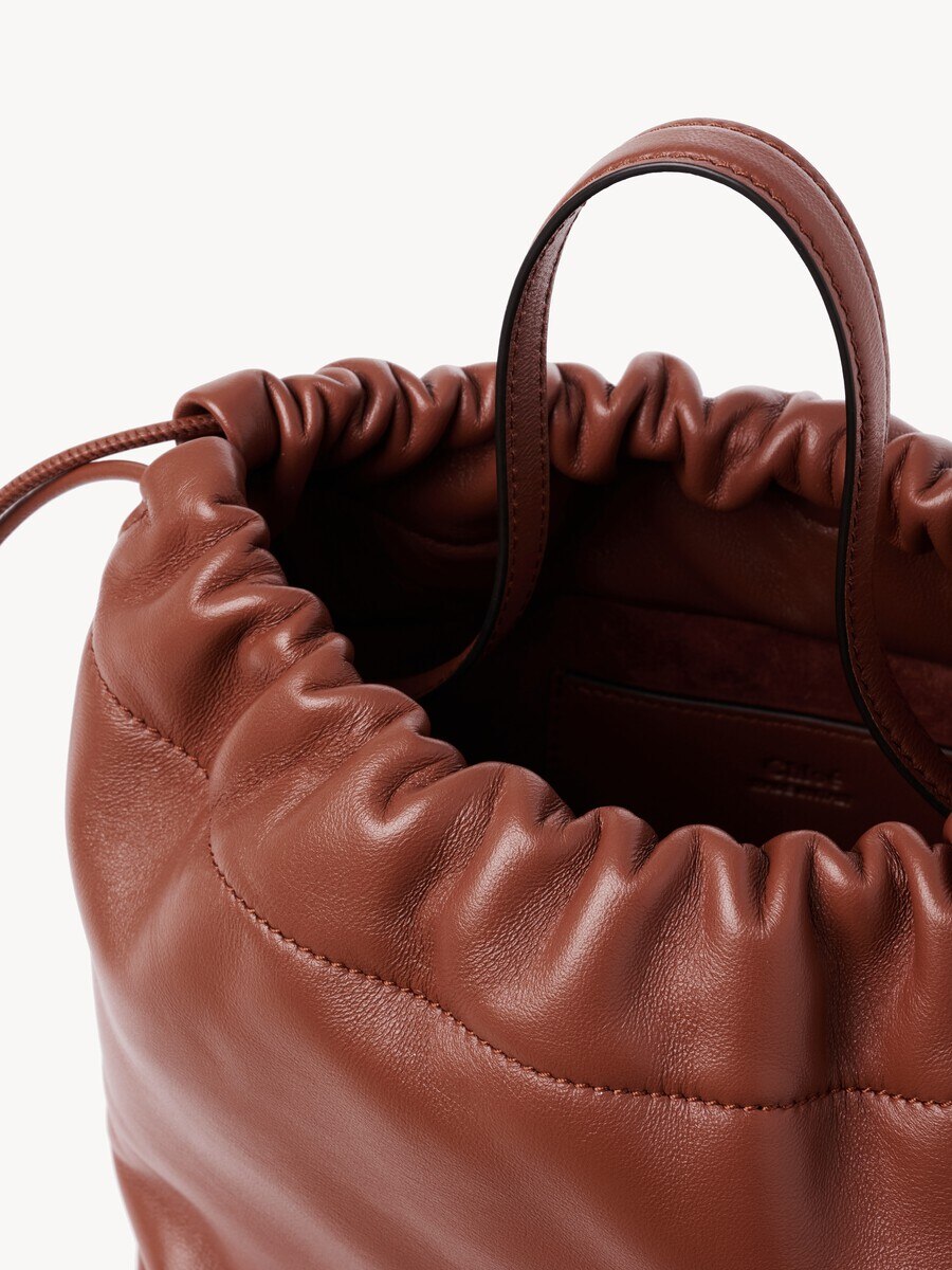 Small Chlo&eacute; Icons shoulder bag with chain in soft leather - 6