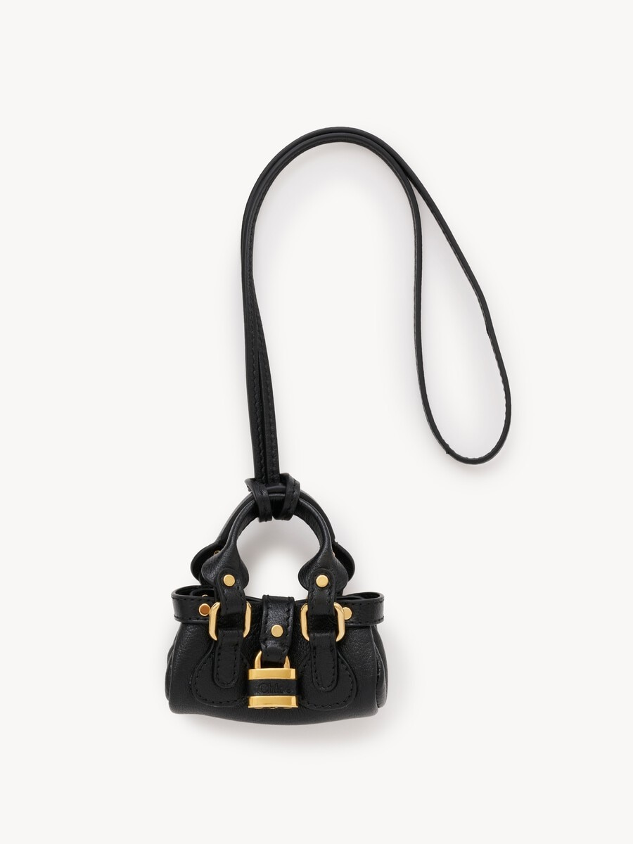 Minicharm de bolso Chlo&eacute; Symbols Paddington de cuero granulado - 1