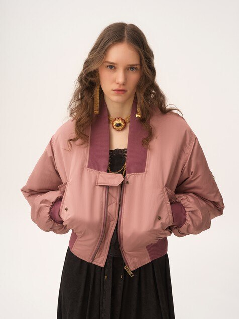 Veste bomber en nylon