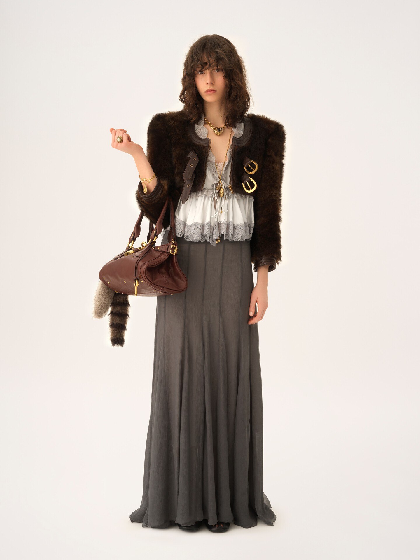 Cropped Spencer jacket in leather - 3