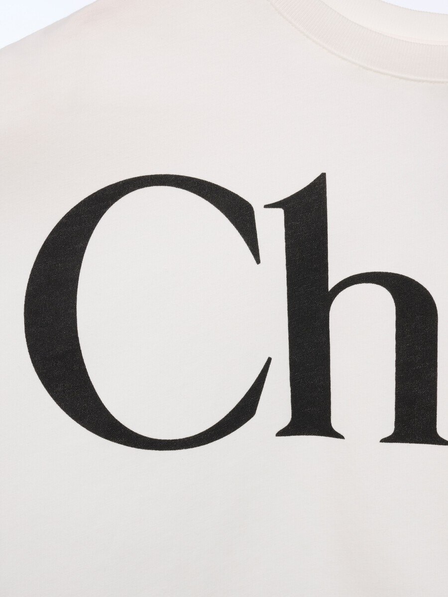 Kids' cropped logo T-shirt - 4