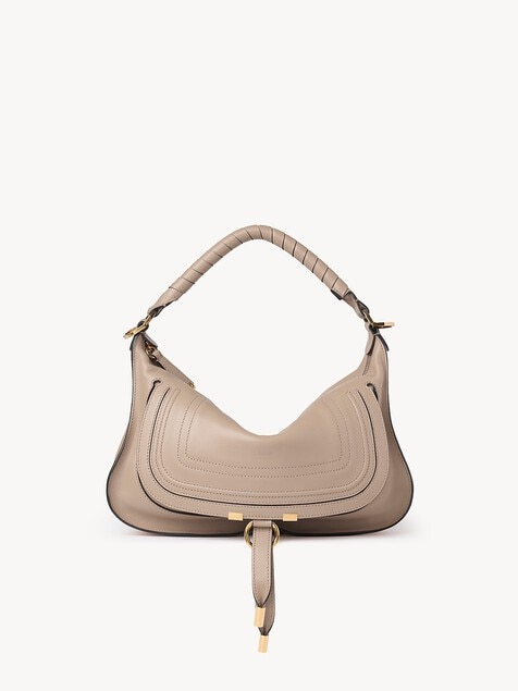 Small Marcie shoulder bag in soft leather
