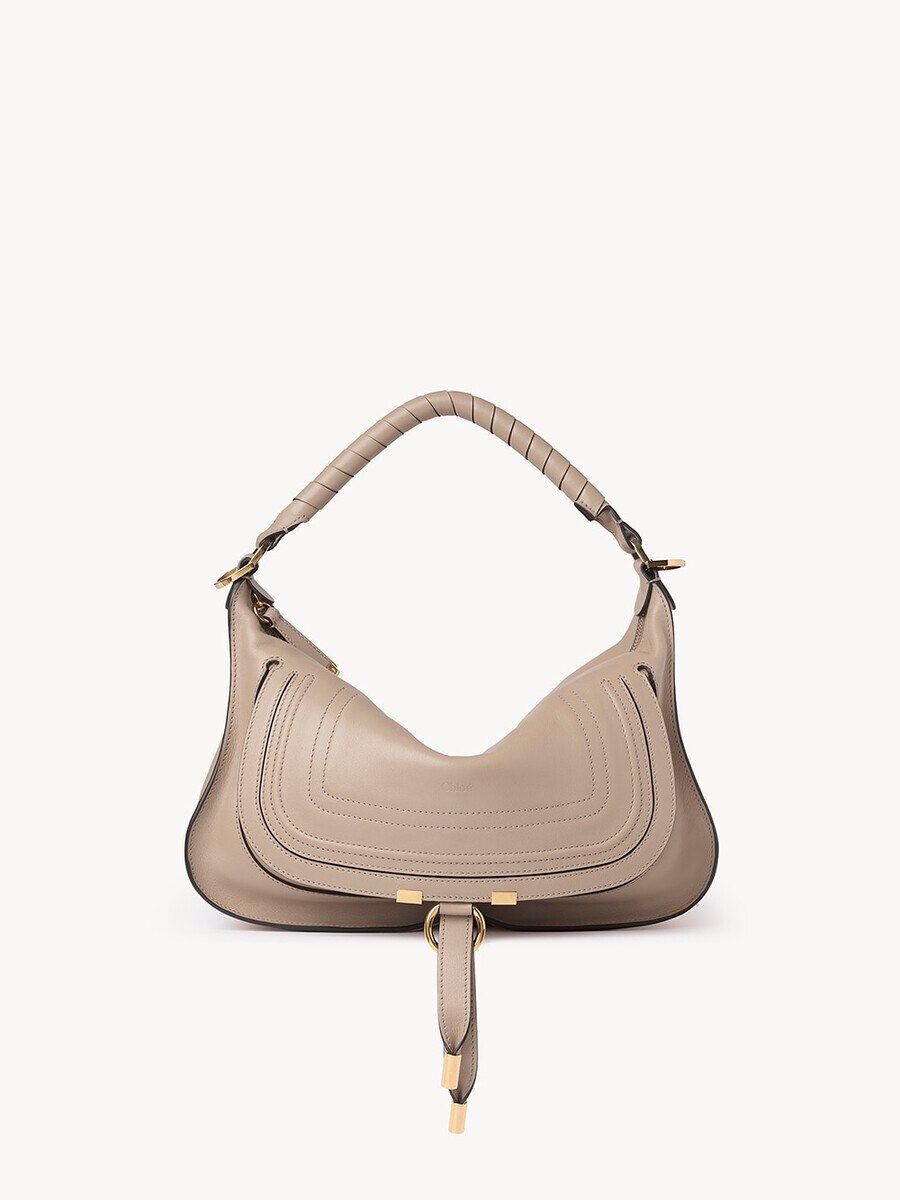 Petit sac port&eacute; &eacute;paule Marcie en cuir lisse - 2