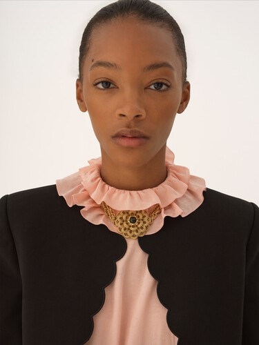 Cropped Spencer jacket in soft cavalry cotton - 7