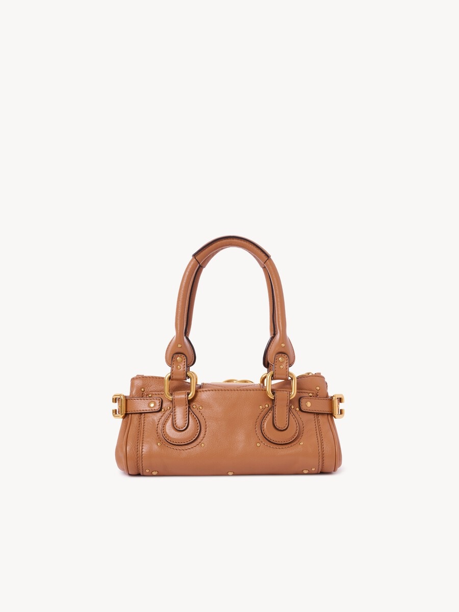 Kleine Paddington Bag aus genarbtem Leder - 5
