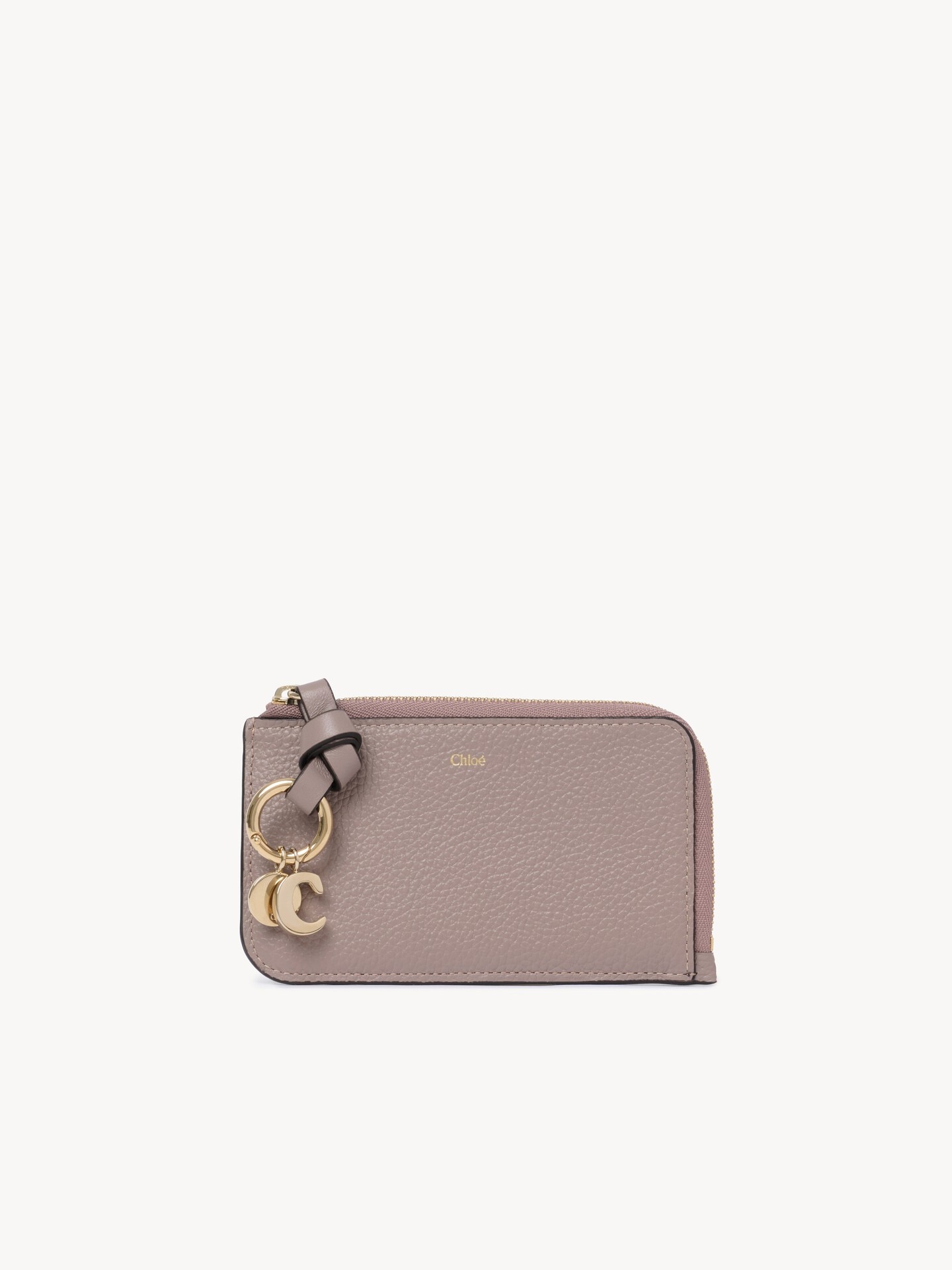 Alphabet wallet in grained leather - 2