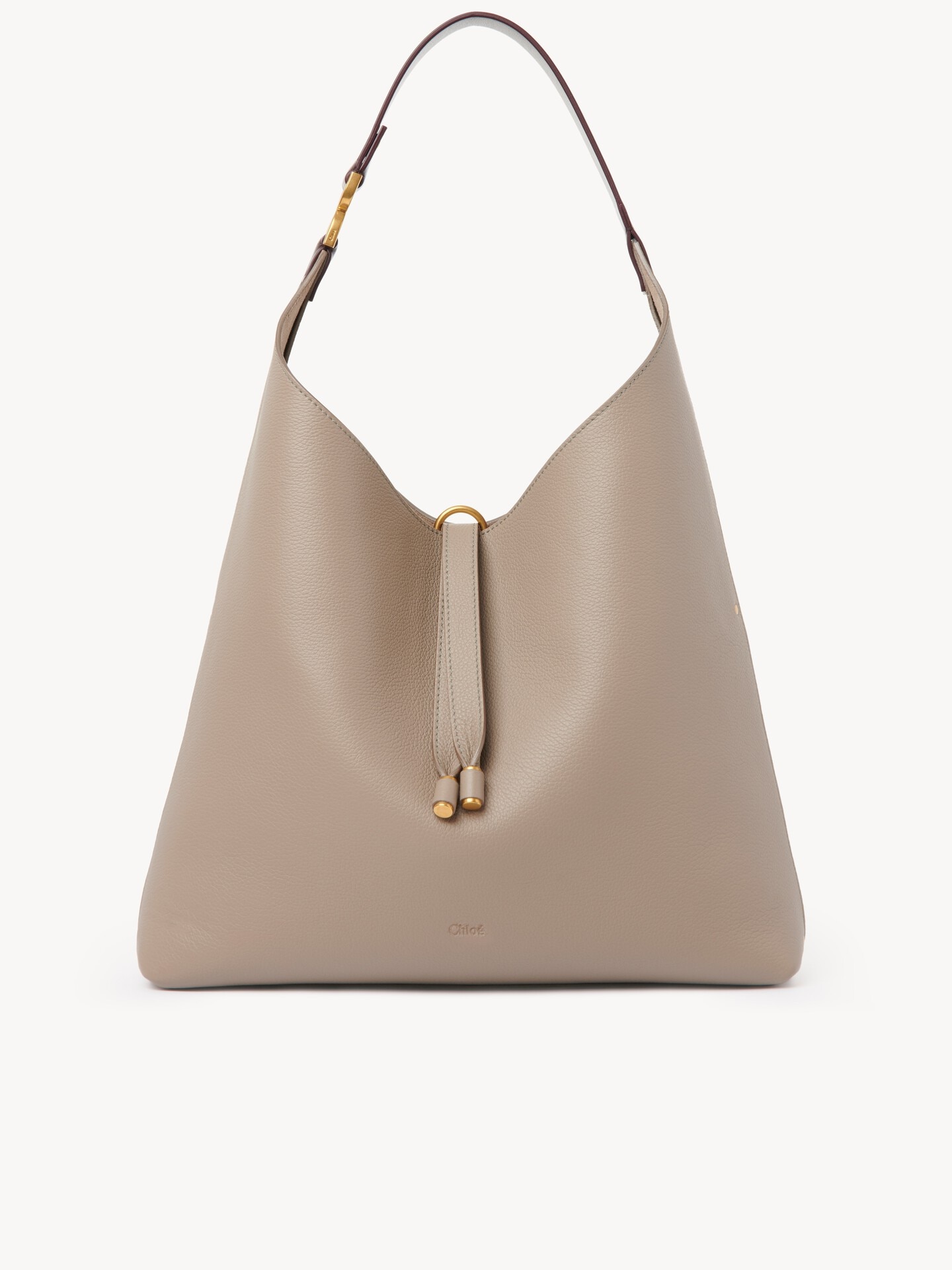 Marcie hobo bag in grained leather - 2