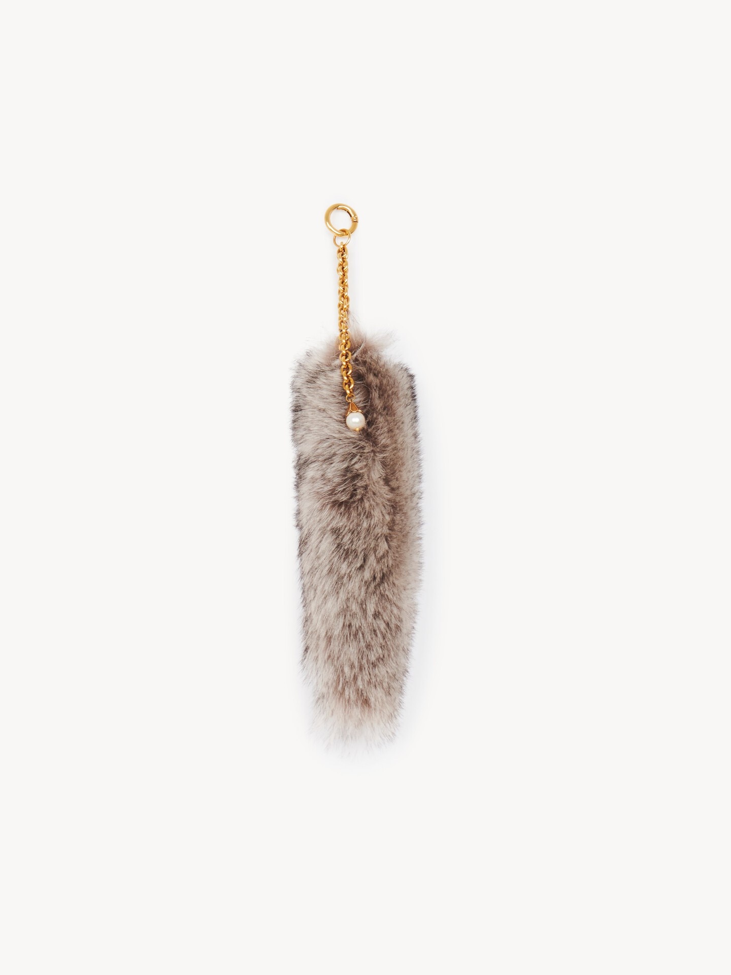 Charm Treasure Tails en shearling, laiton et verre - 2