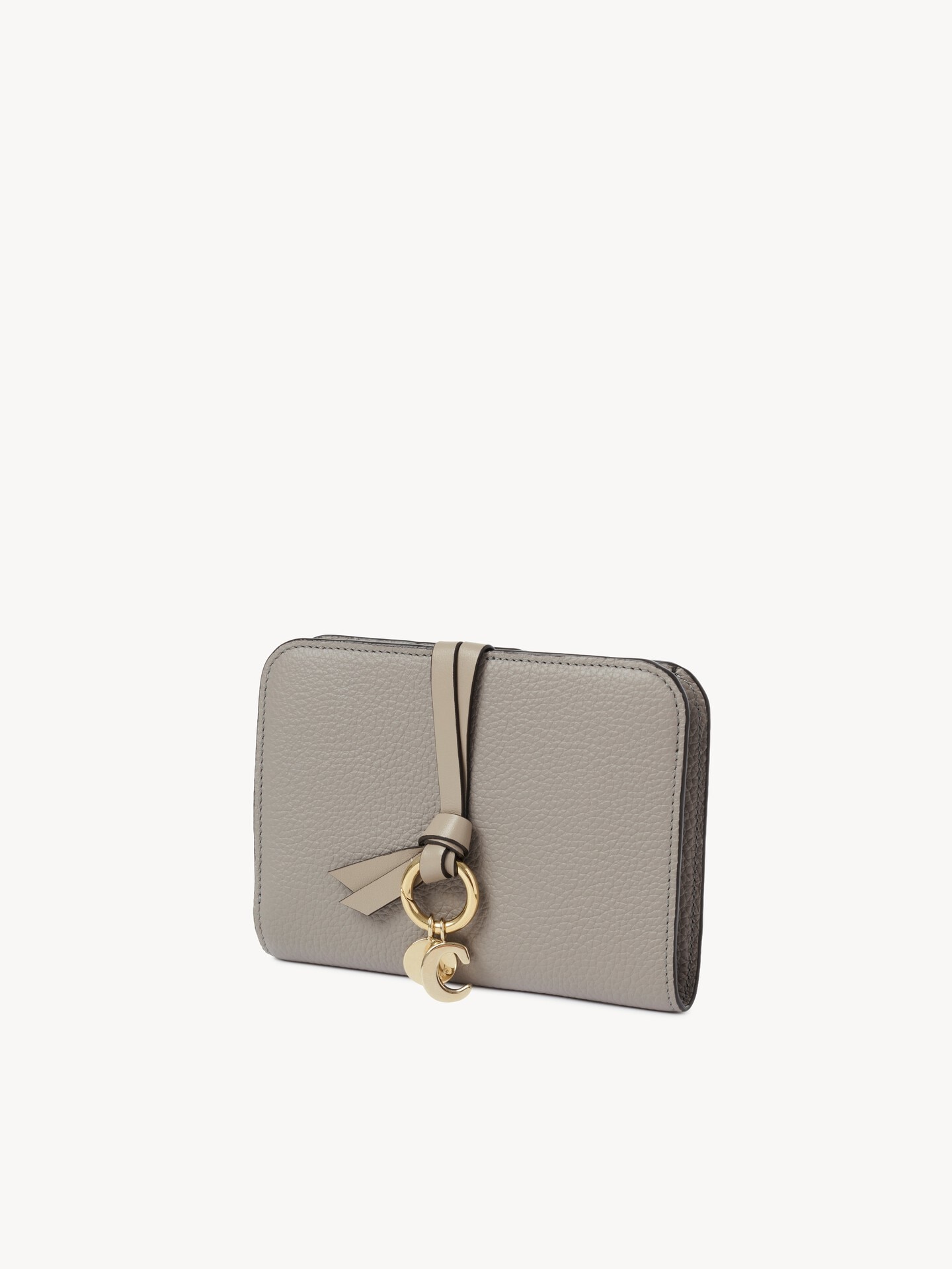 Alphabet bifold wallet in grained leather - 3