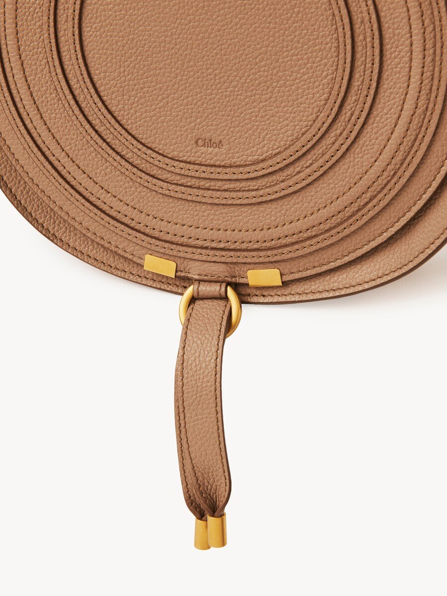 Marcie saddle bag in grained leather - 6