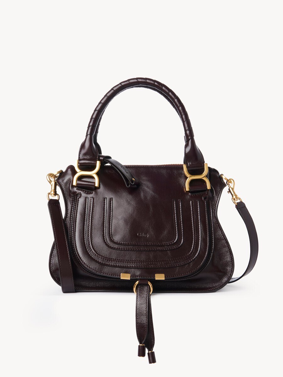 Small Marcie bag in shiny leather - 2