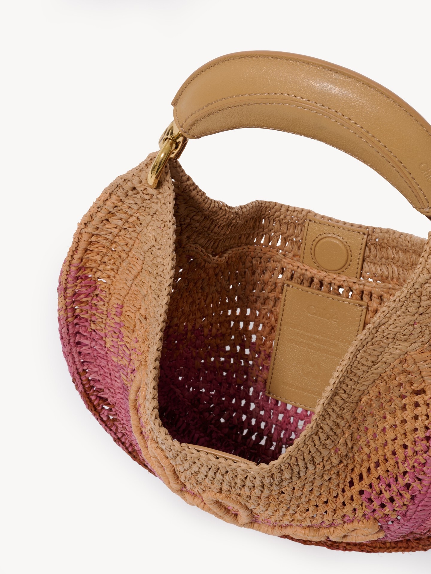 Summer Banana hobo bag in raffia - 5