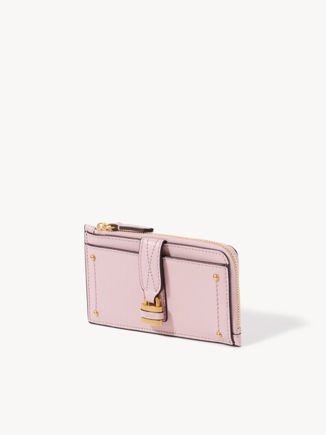 Small Paddington purse with card slots in grained leather