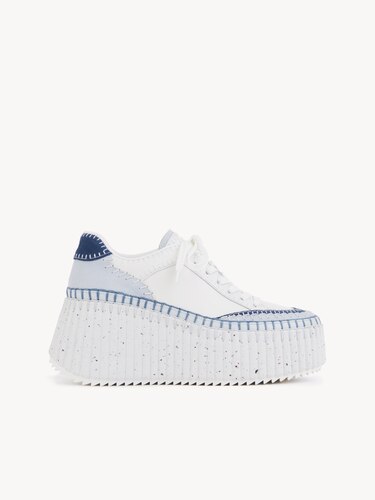 Nama wedge sneaker Ashes Blue - Chloé