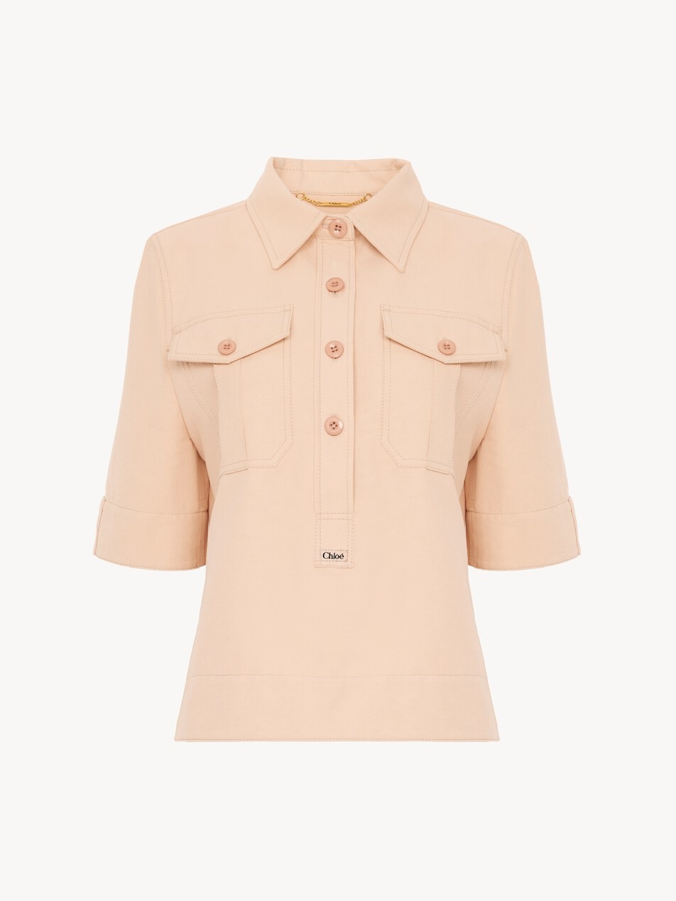 Polo shirt in cotton gabardine - Packshot