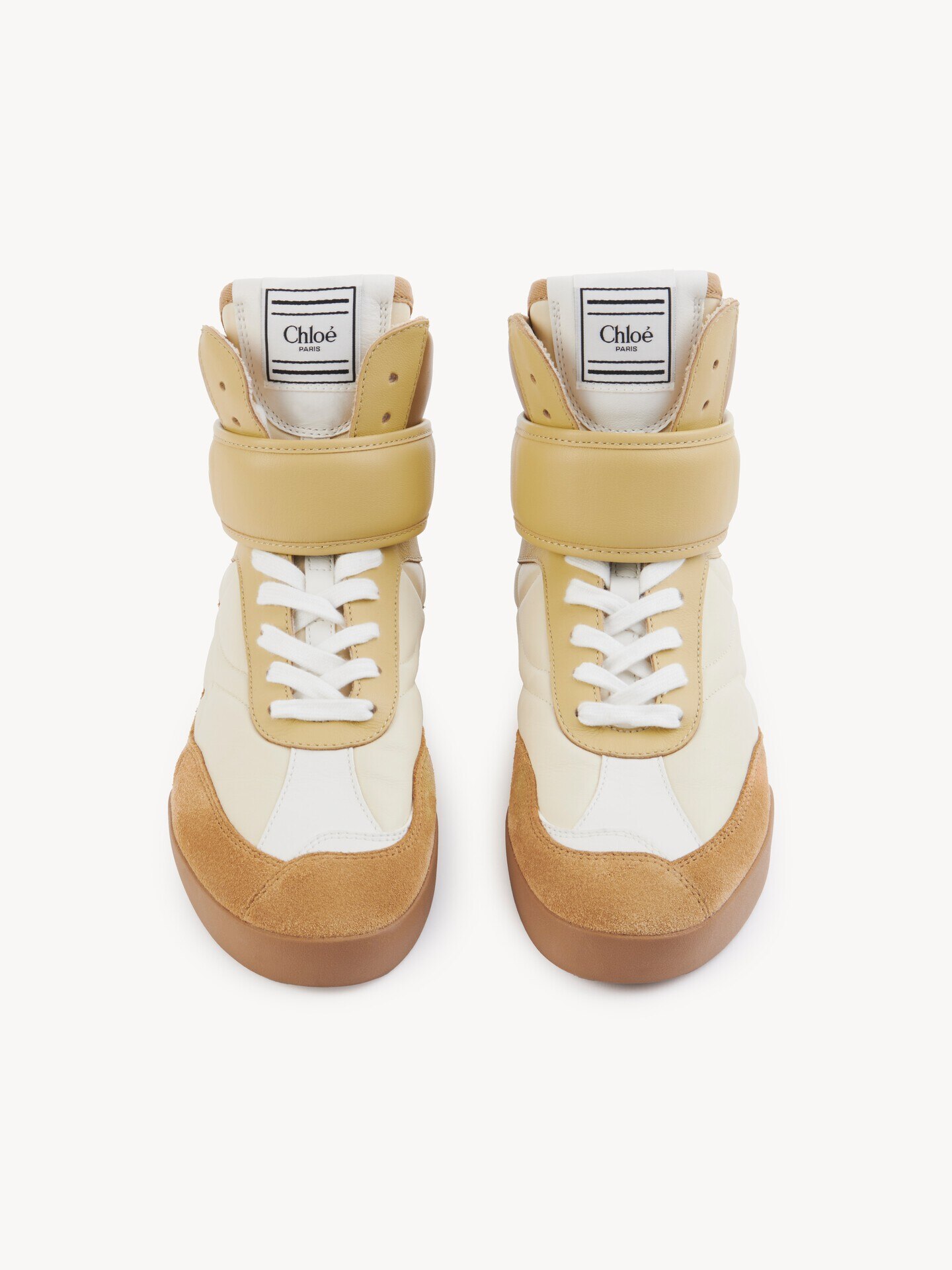 Chloé Kick high-top sneaker Light Ochre - Chloé