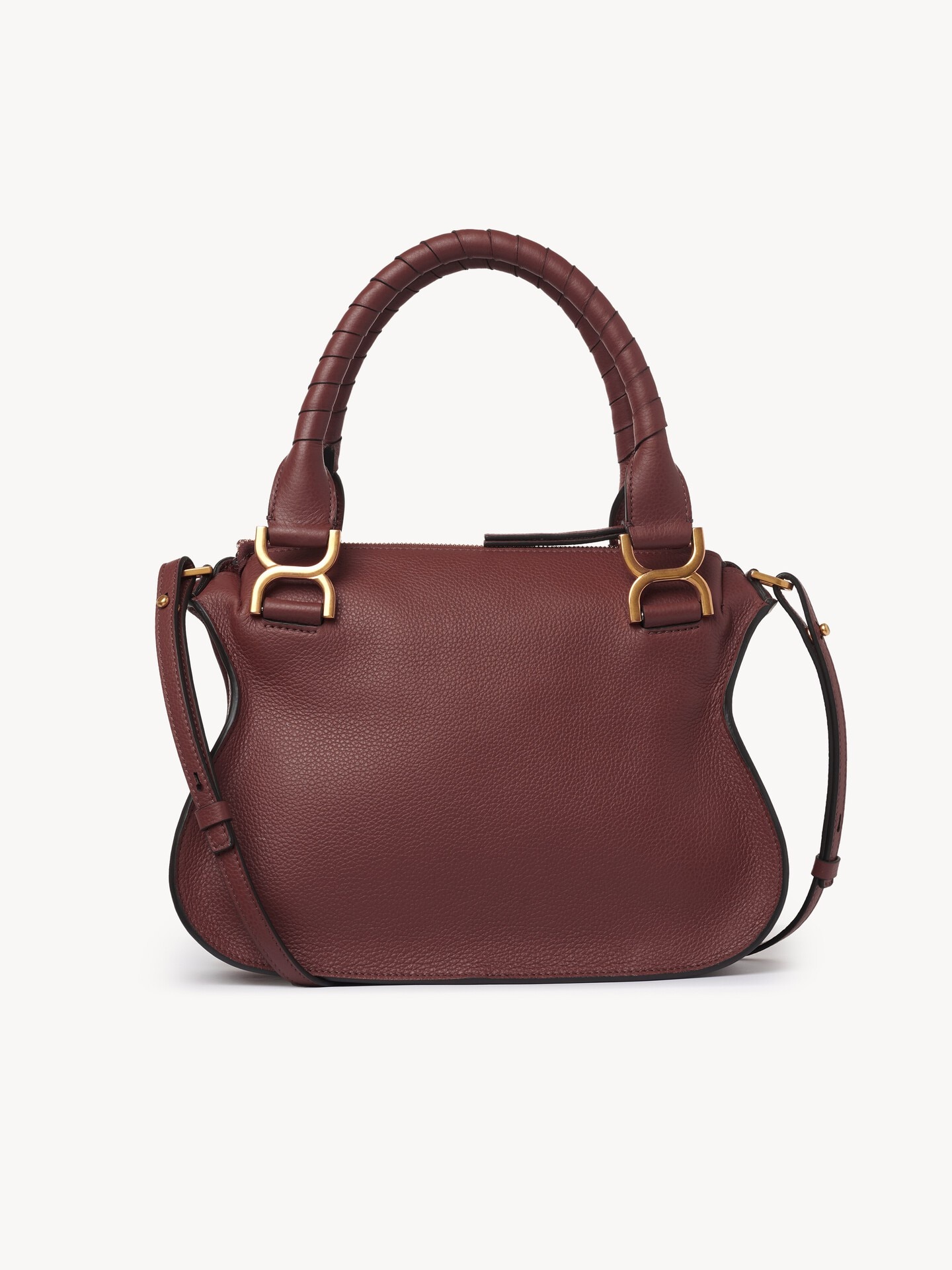 Small Marcie bag in grained leather - 4