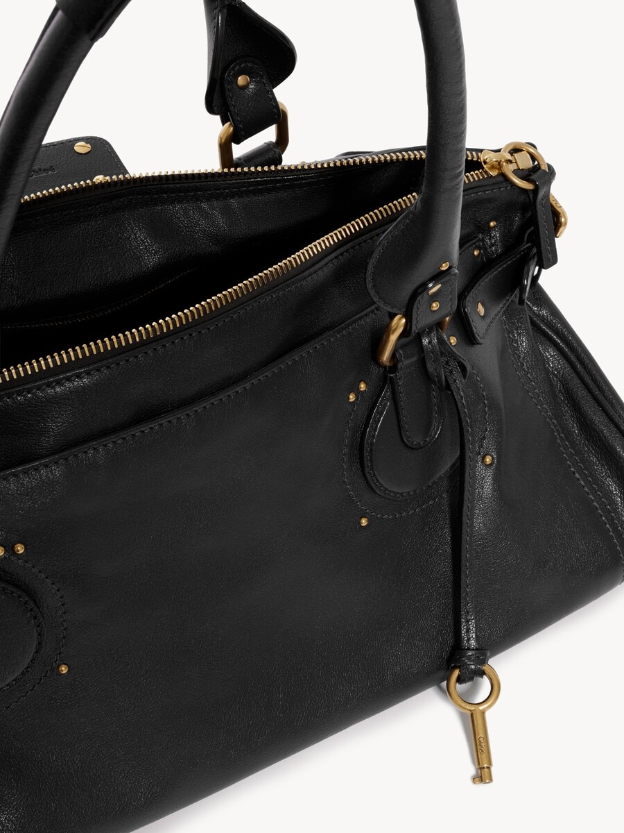 XL Paddington weekender bag in grained leather - 6