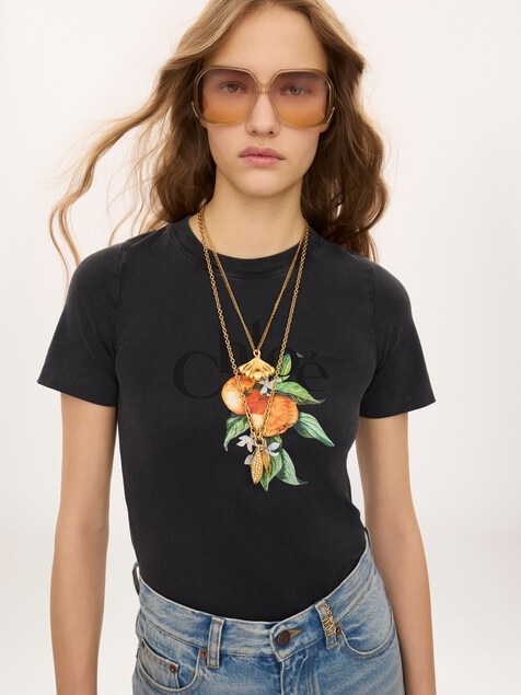 Baby fit logo T-shirt in cotton jersey