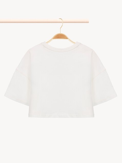 Kids' cropped logo T-shirt