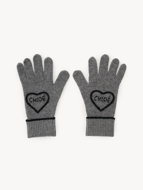Guantes Chlo&eacute; Encoeur de lana y cachemira