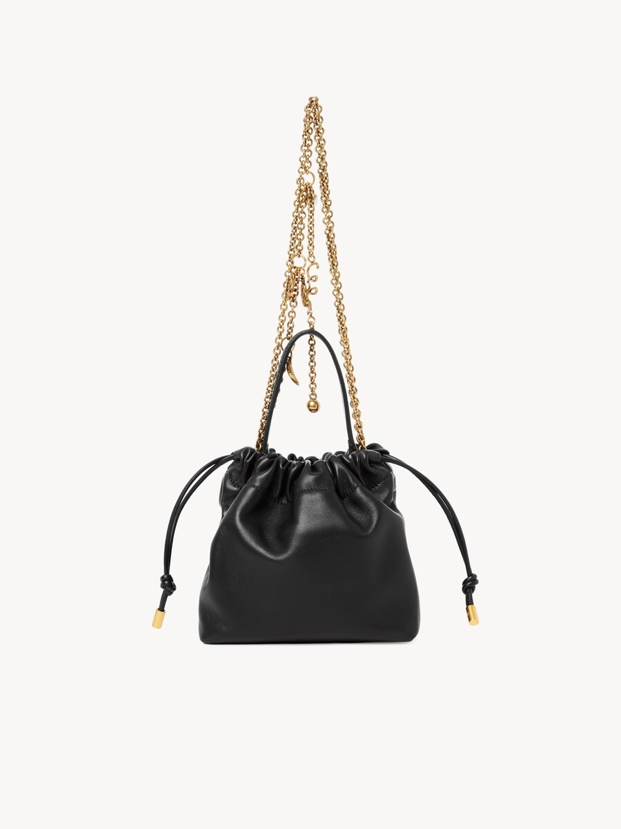 Mini Chlo&eacute; Icons shoulder bag with chain in soft leather - 4