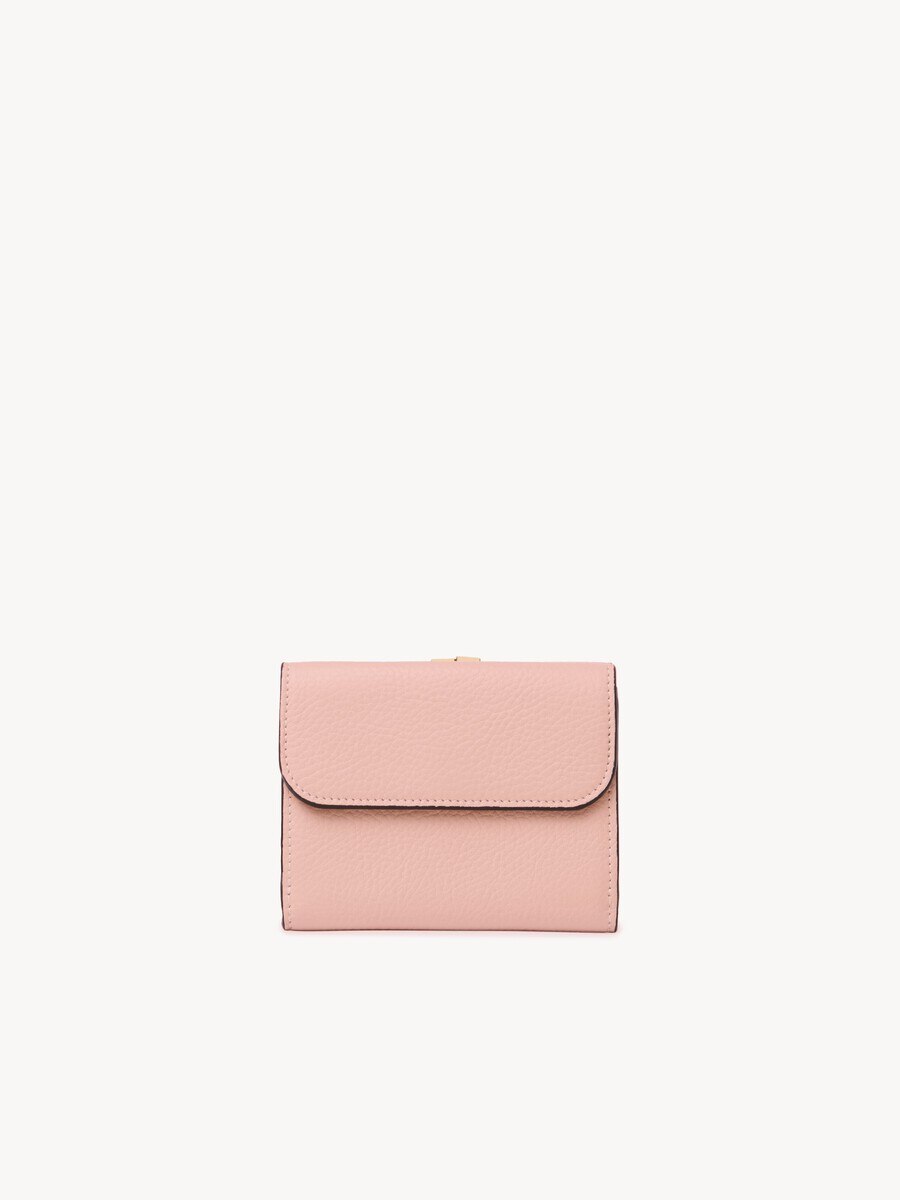 Small Alphabet tri-fold in grained leather - 3