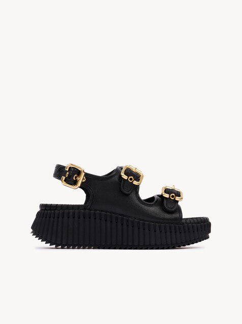 Sandalias con cu&ntilde;a Nama