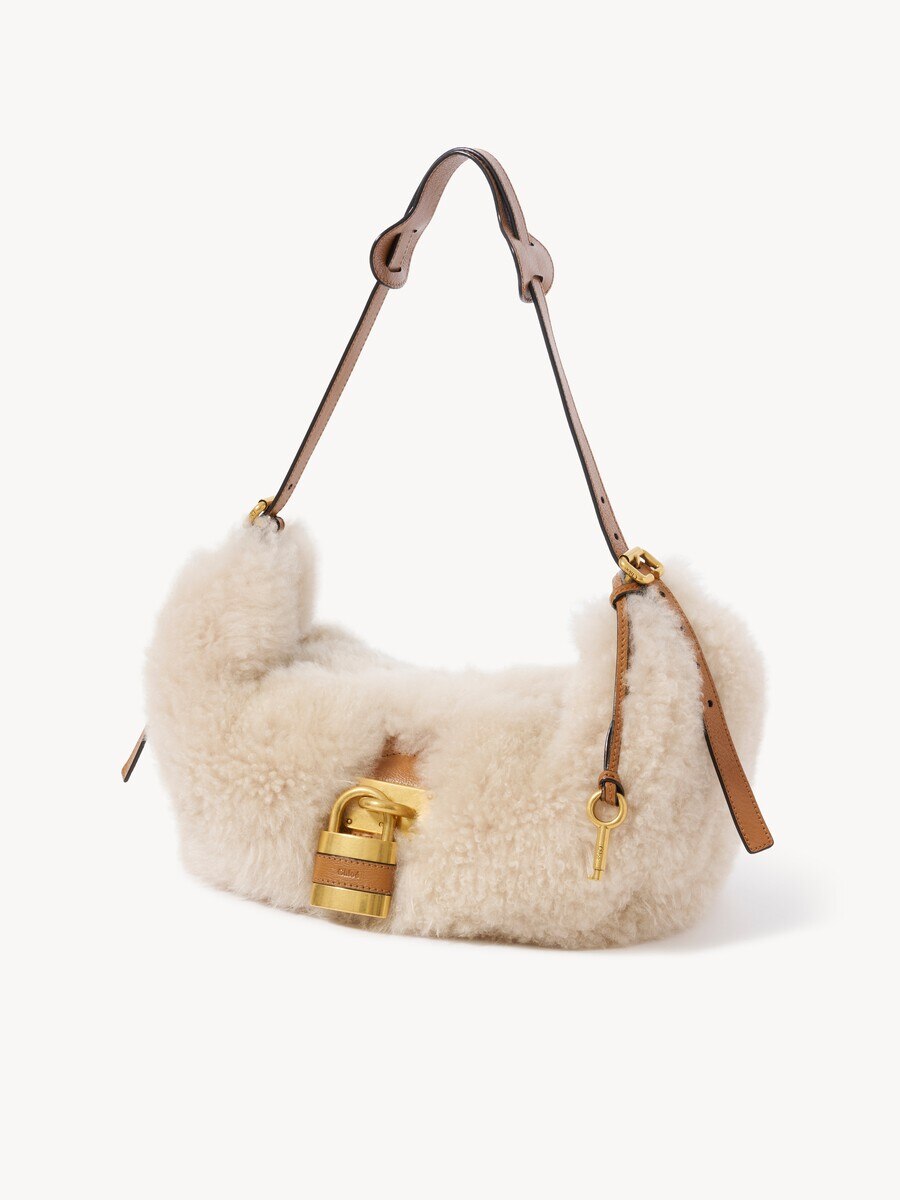 Paddington crossbody bag in shearling - 4