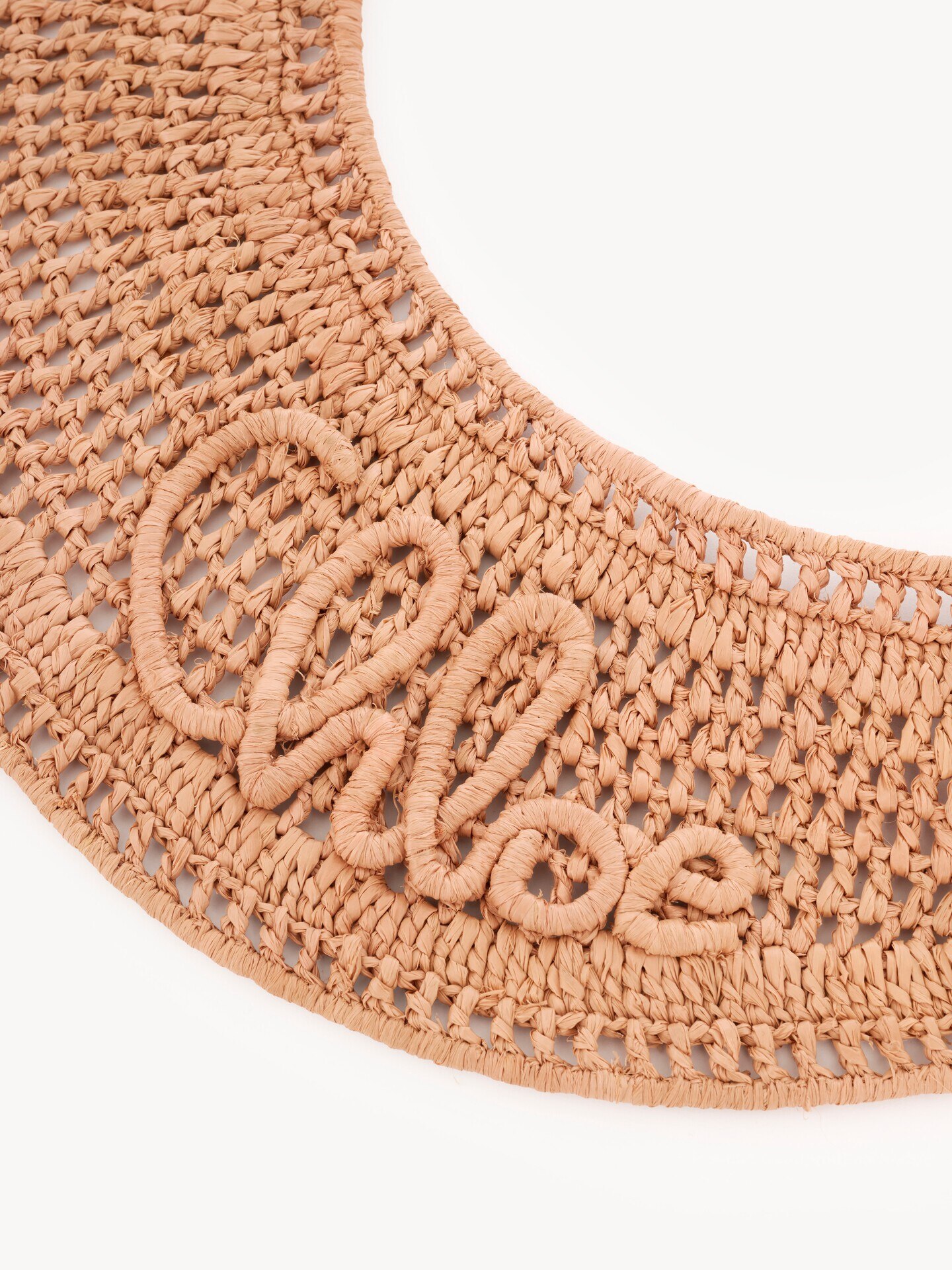 The Chlo&eacute; Raffia visor - 2.0