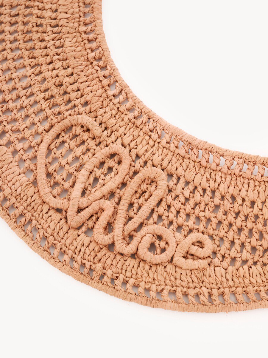 The Chlo&eacute; Raffia visor - 2