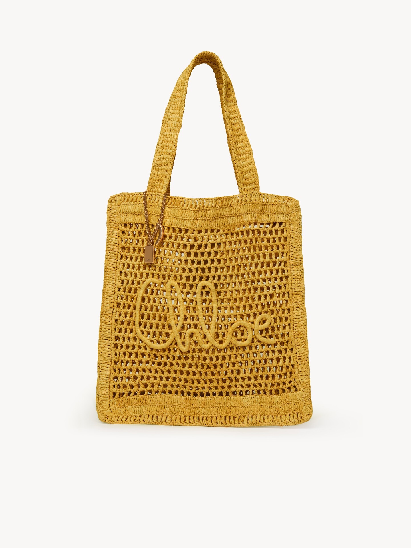 ラフィア製Summer Bananaトートバッグ Citronelle - Chloé