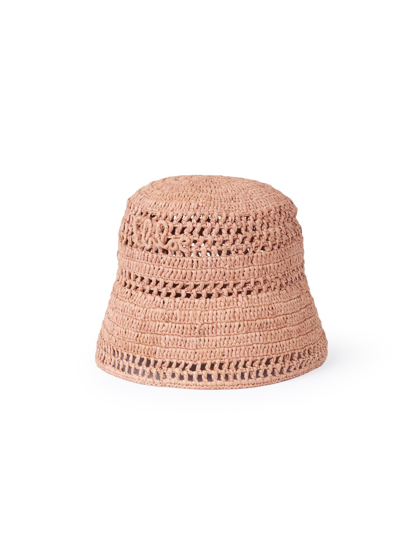 ラフィア製Chloé Sunsetバケット ハット ピンク - Chloé