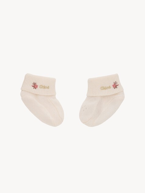 Baby gift set hat & slippers