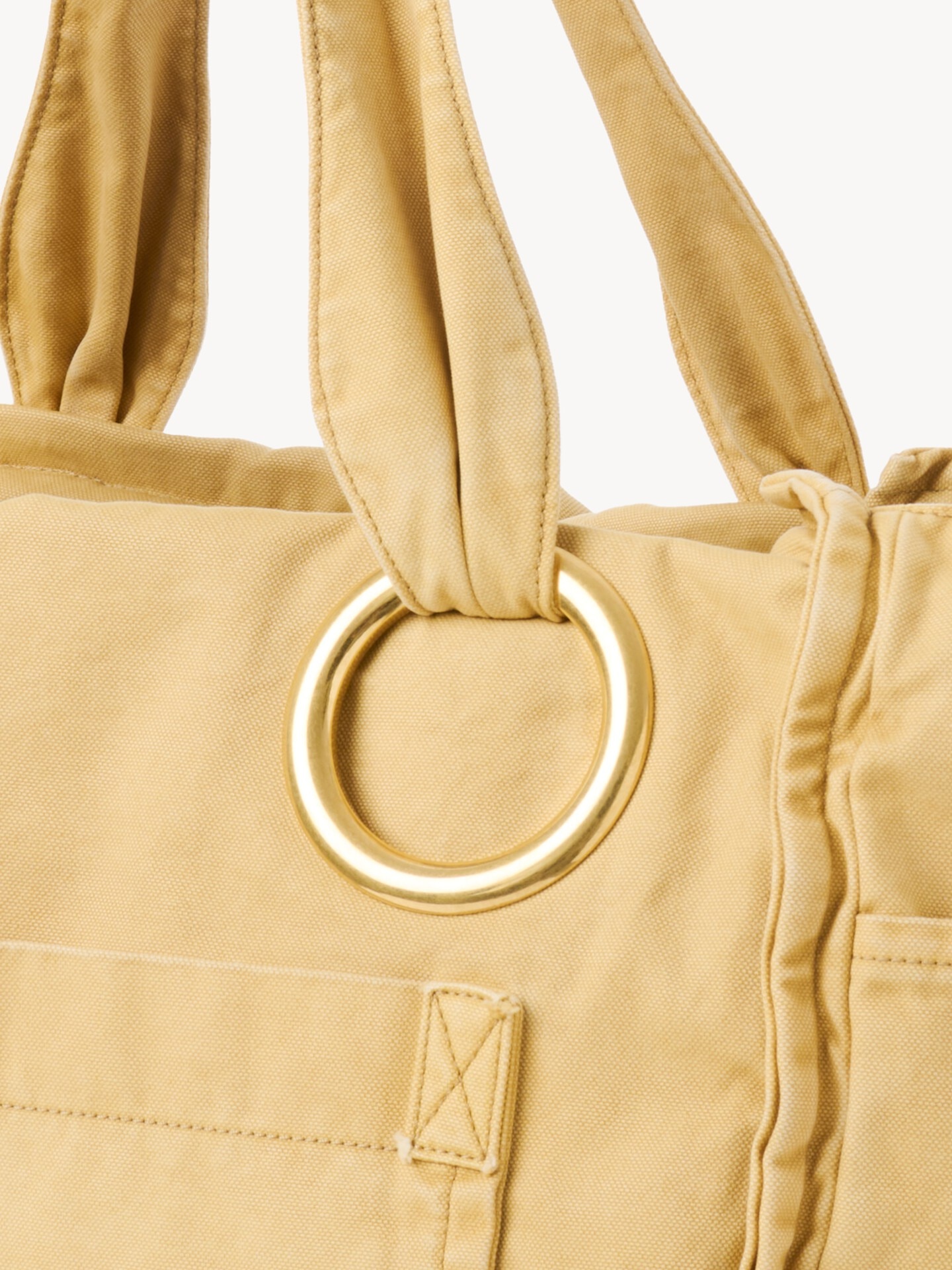 Large Chloé Plage tote bag in cotton - 6