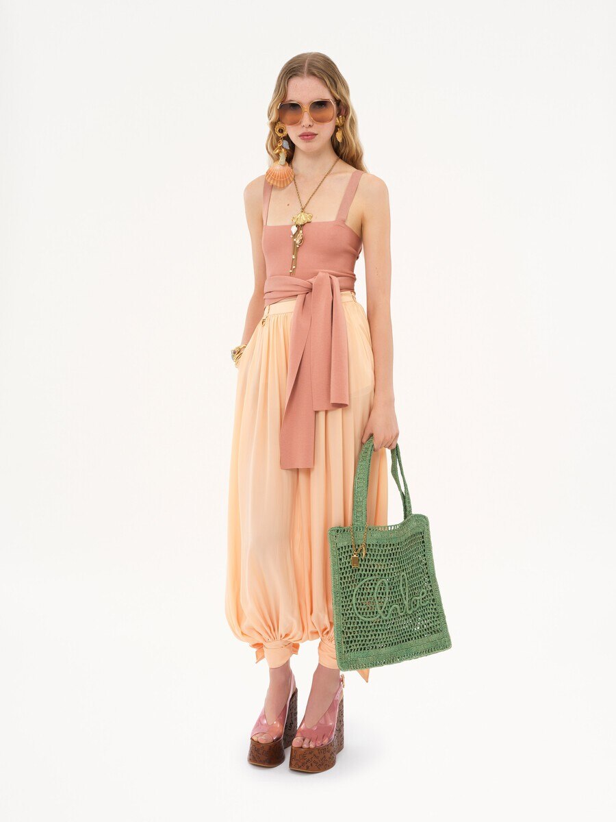 Sac cabas Summer Banana en raphia - 8