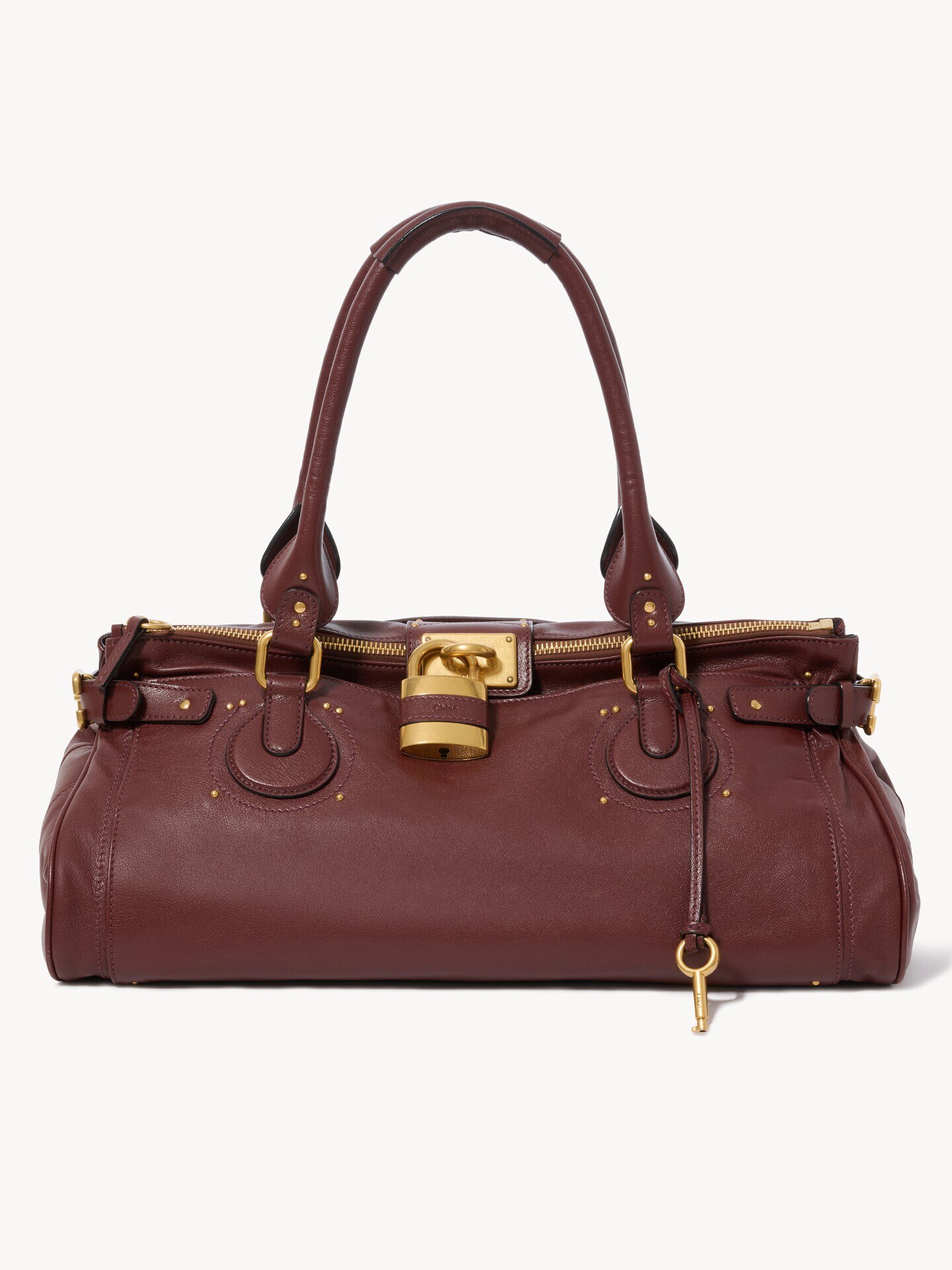 XL Paddington weekender bag in grained leather - 1.0