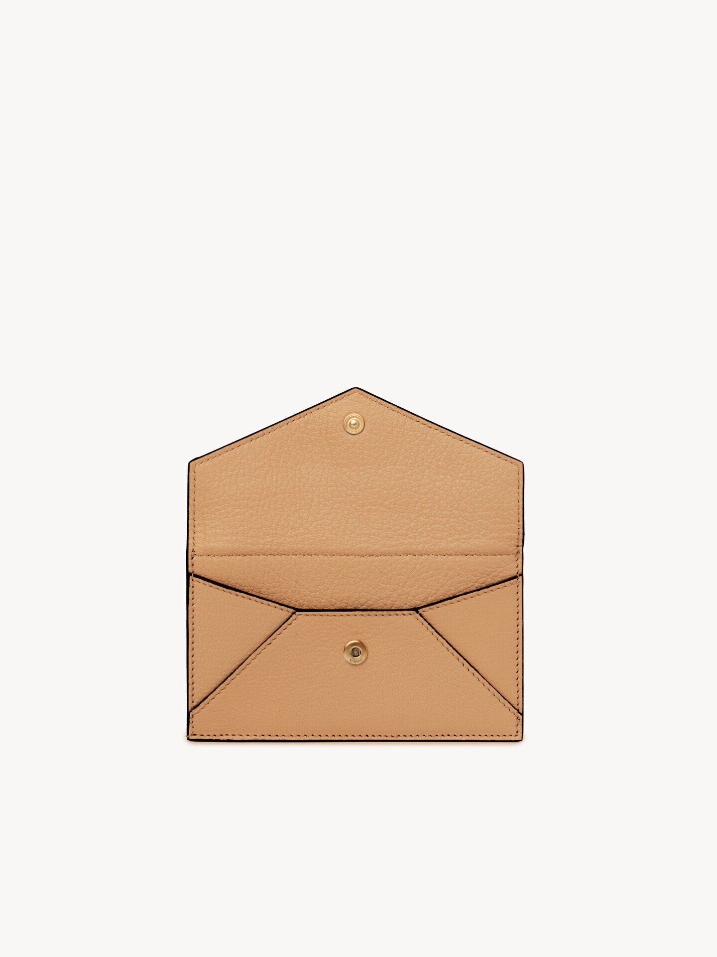 Petit porte-cartes et monnaie Envelope en cuir grainé - 5