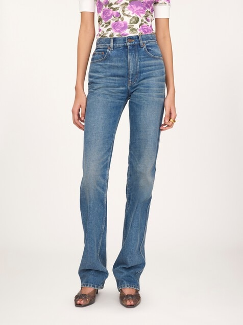 Jean droit en denim