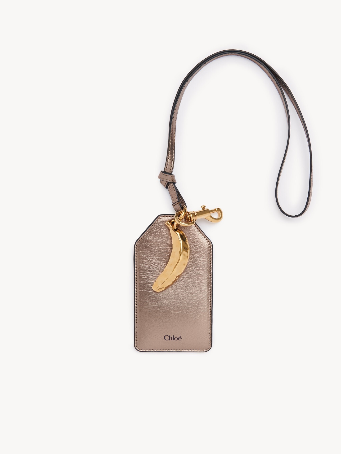 Etiqueta Chlo&eacute; Symbols Banana de cuero metalizado - 1