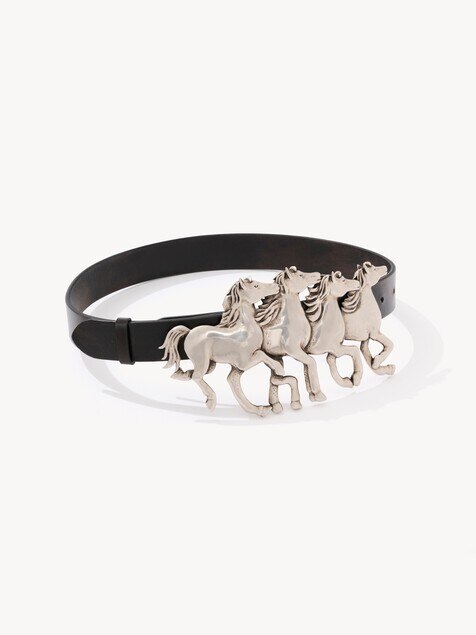 The Chlo&eacute; Running Horses wide belt