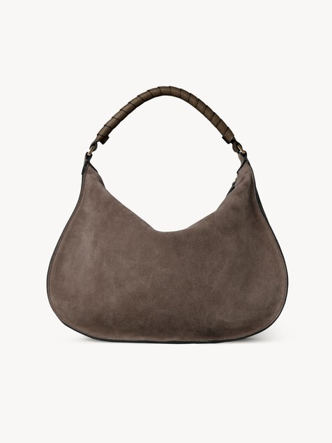 Borsa a spalla Marcie in pelle scamosciata