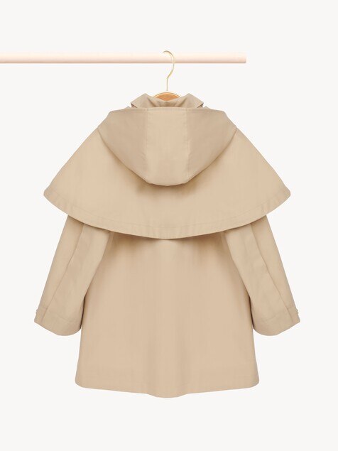 Kids' hooded trench coat