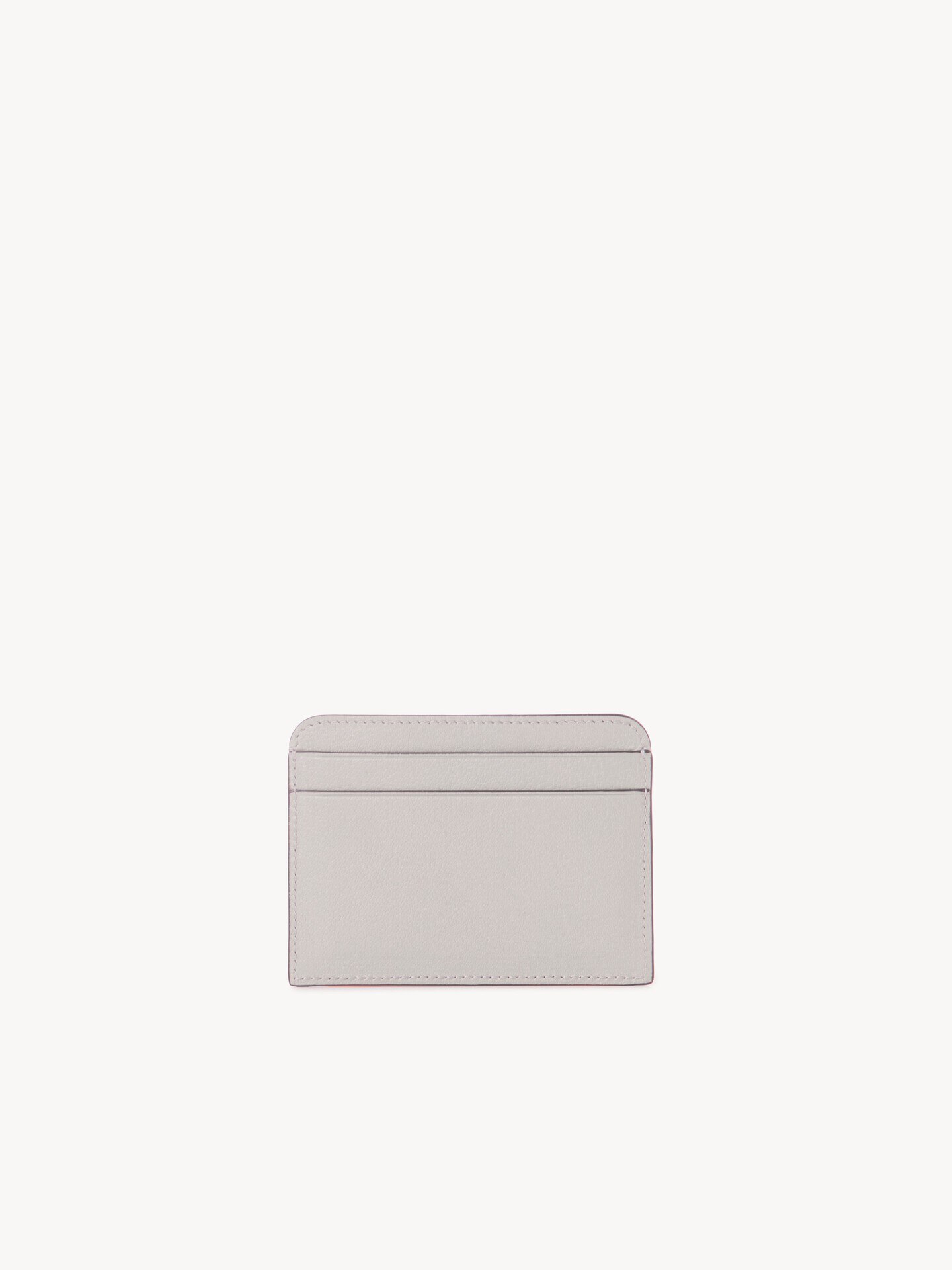Chlo&eacute; Iconic card holder in grained leather - 3