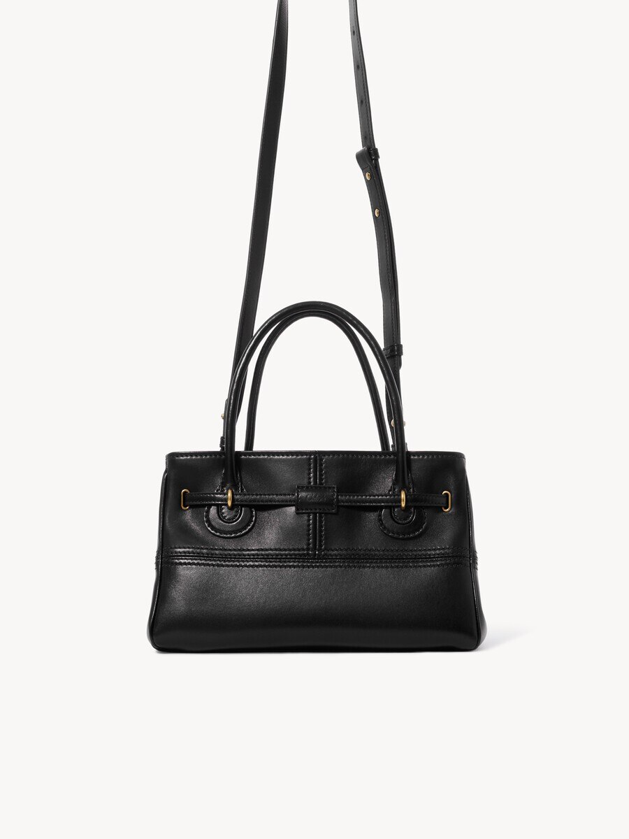 Bolso con asa superior Paddington Sling peque&ntilde;o de cuero suave - 6