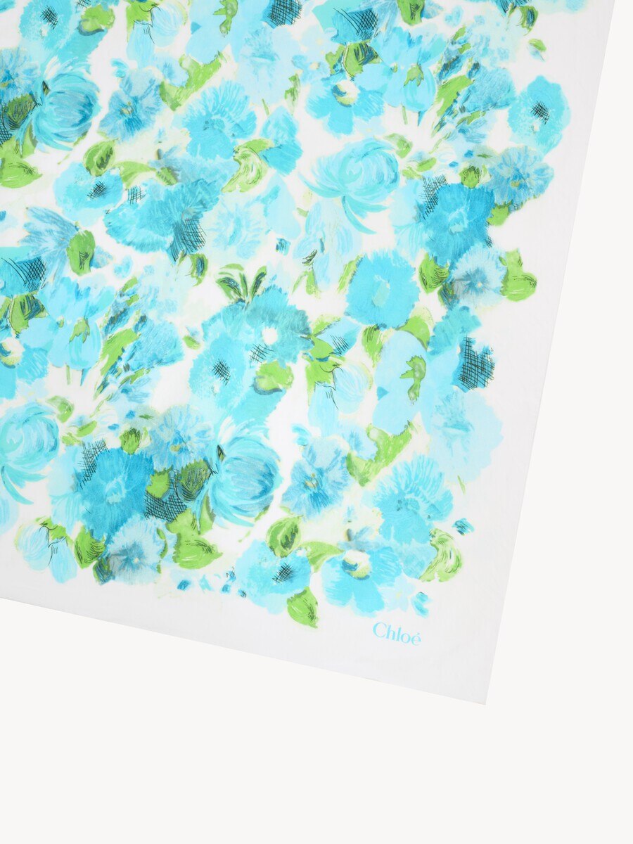 The Chlo&eacute; Wild Flowers pareo in cotton voile - 3